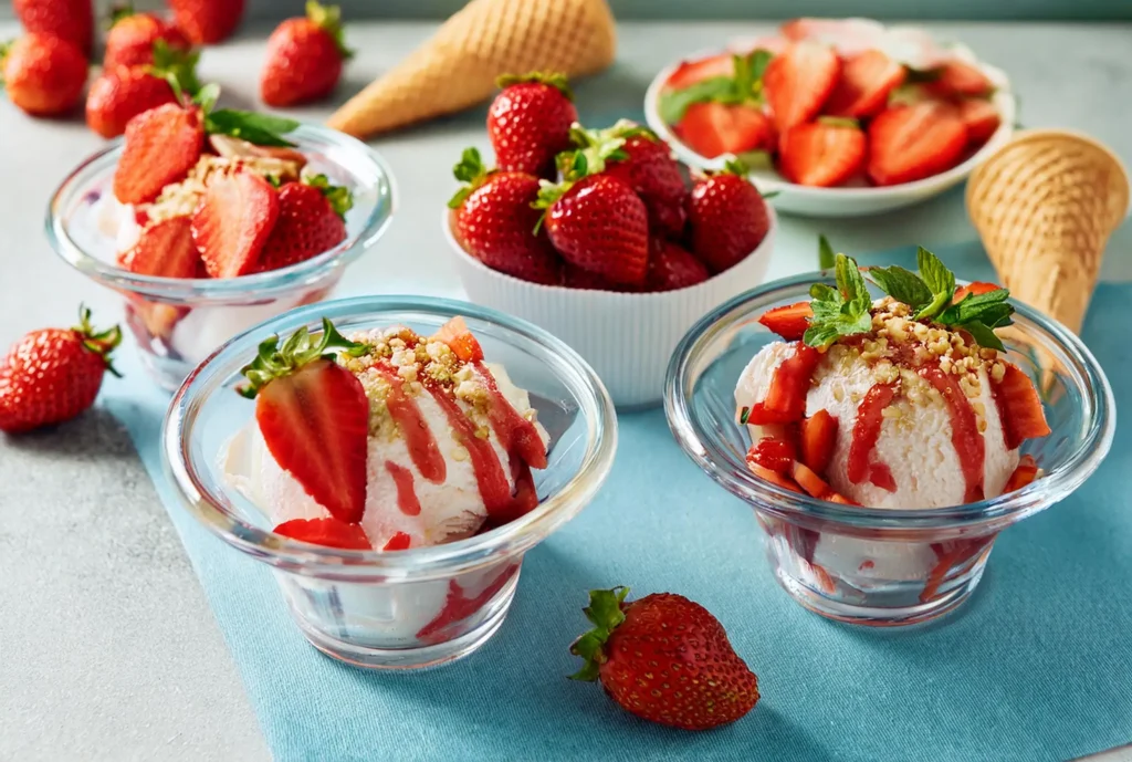 strawberry ice cream recipe