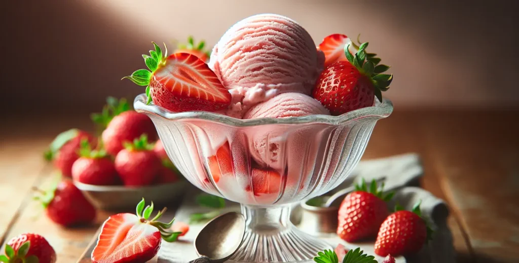 strawberry ice cream recipe