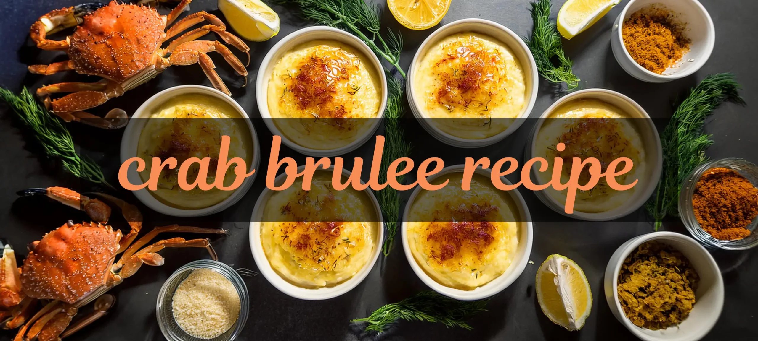 crab brulee recipe