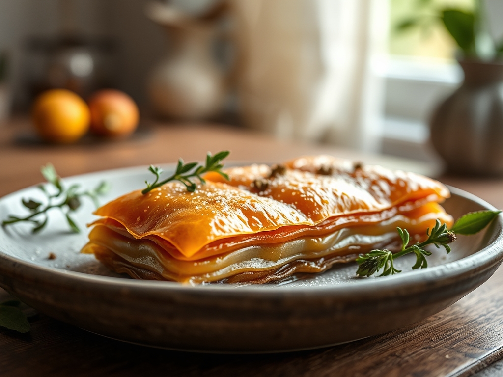 Baklava suess klebrig