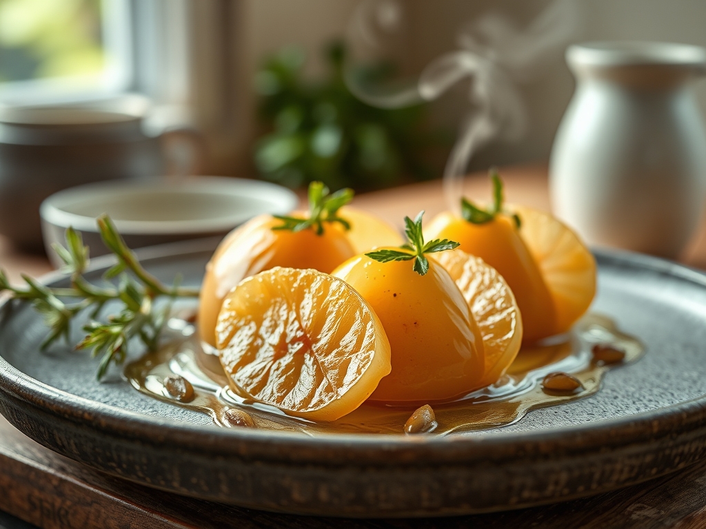 Glasierte Aepfel Jahrmarkt