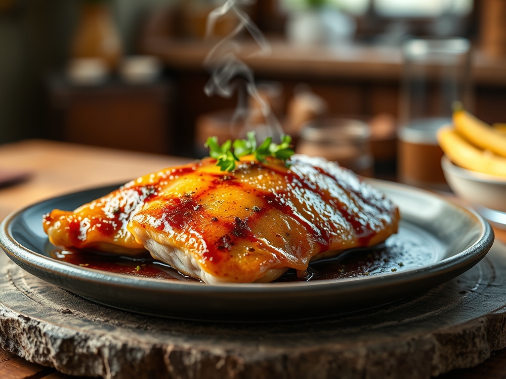 Glasierter Schinken Feiertag