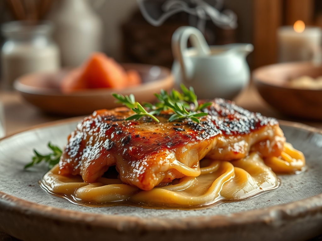 Honig Glasur fuer Braten