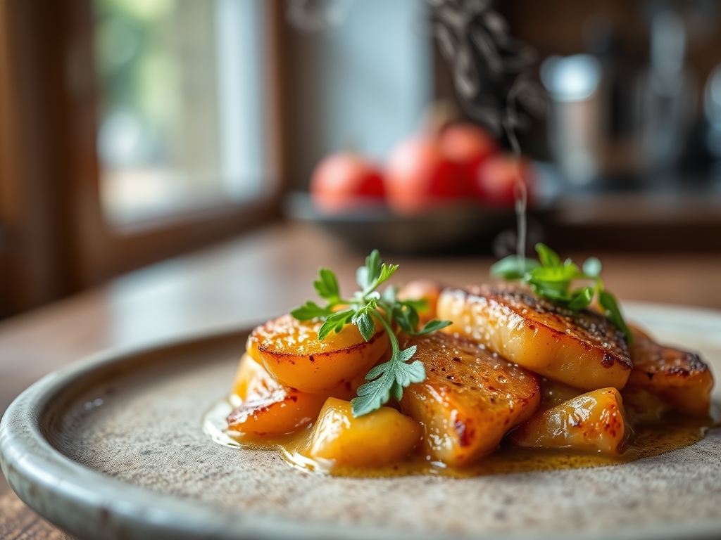 Honig Glasur fuer Ente