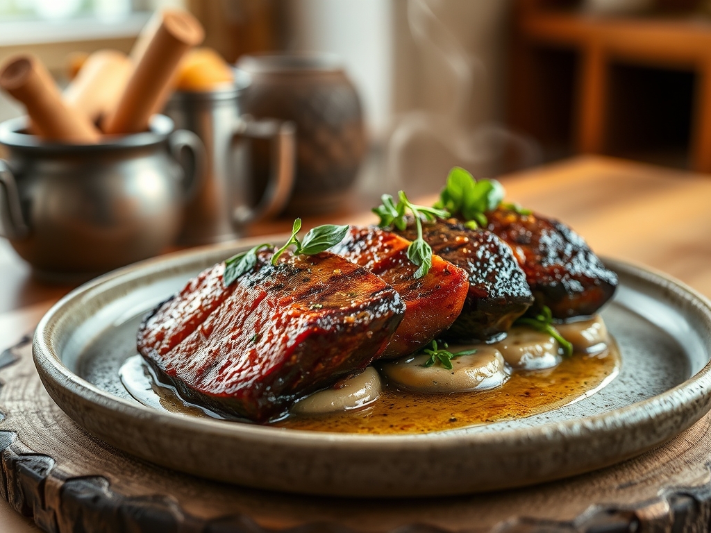 Honig Glasur fuer Grillfleisch