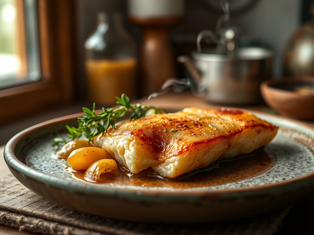 Honig Glasur fuer Lachs