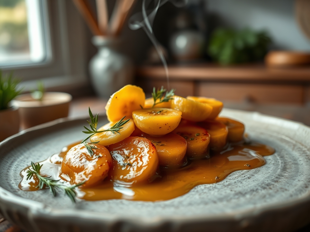 Karamell Bananen Pfanne