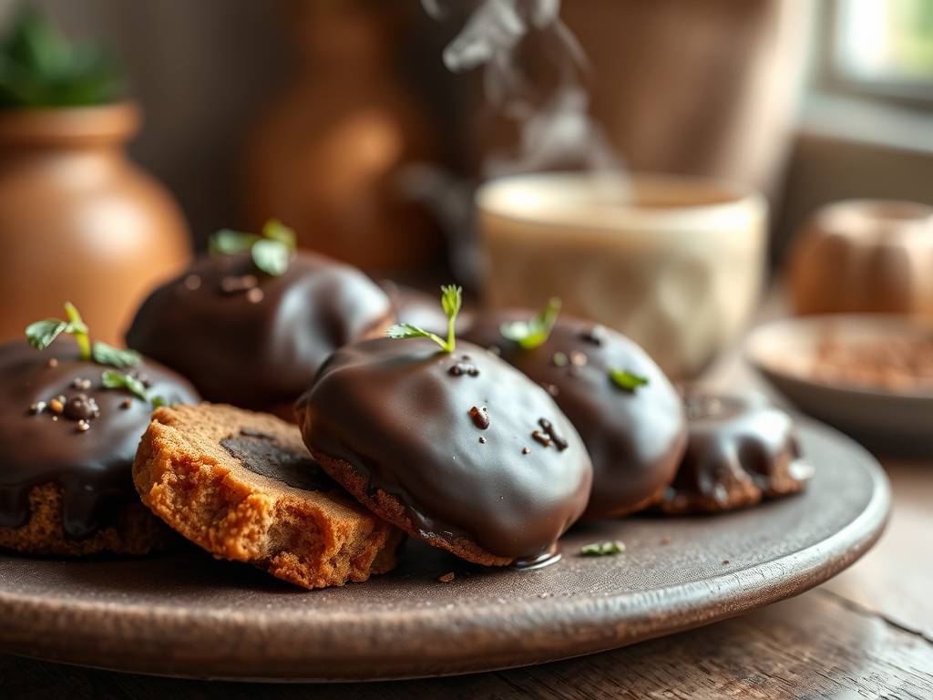 Karamell Cookies Schoko