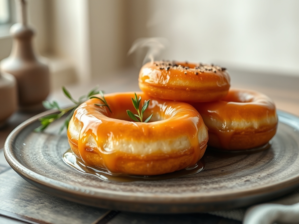 Karamell Donut Glasur