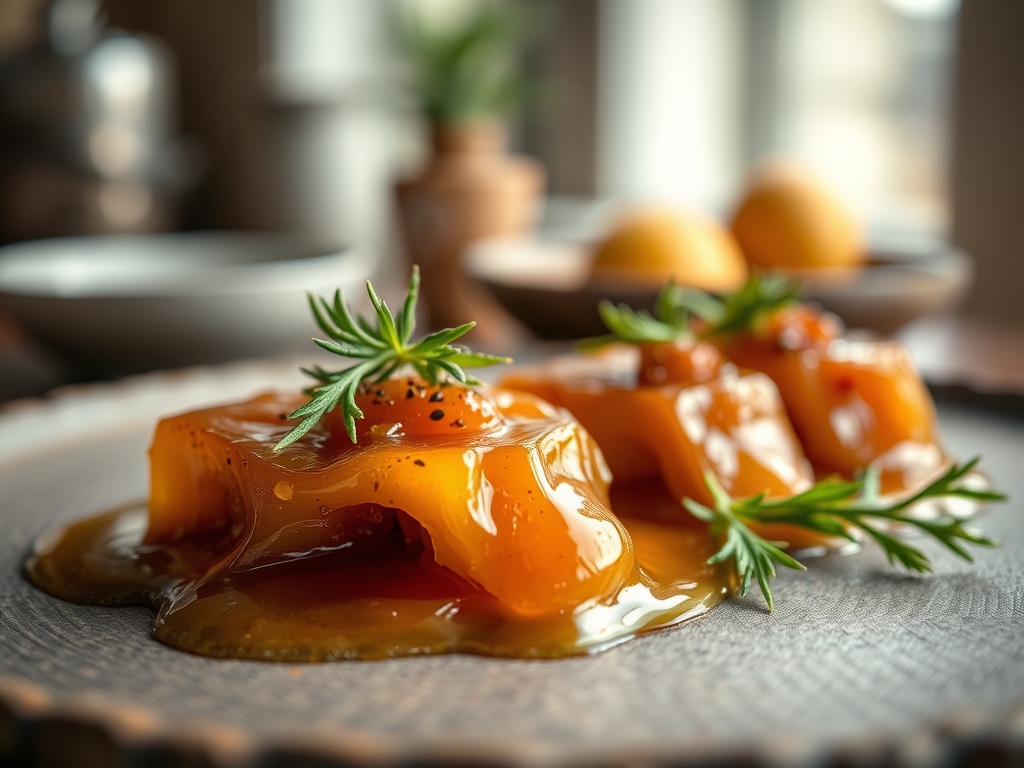 Karamell Obst Spiess