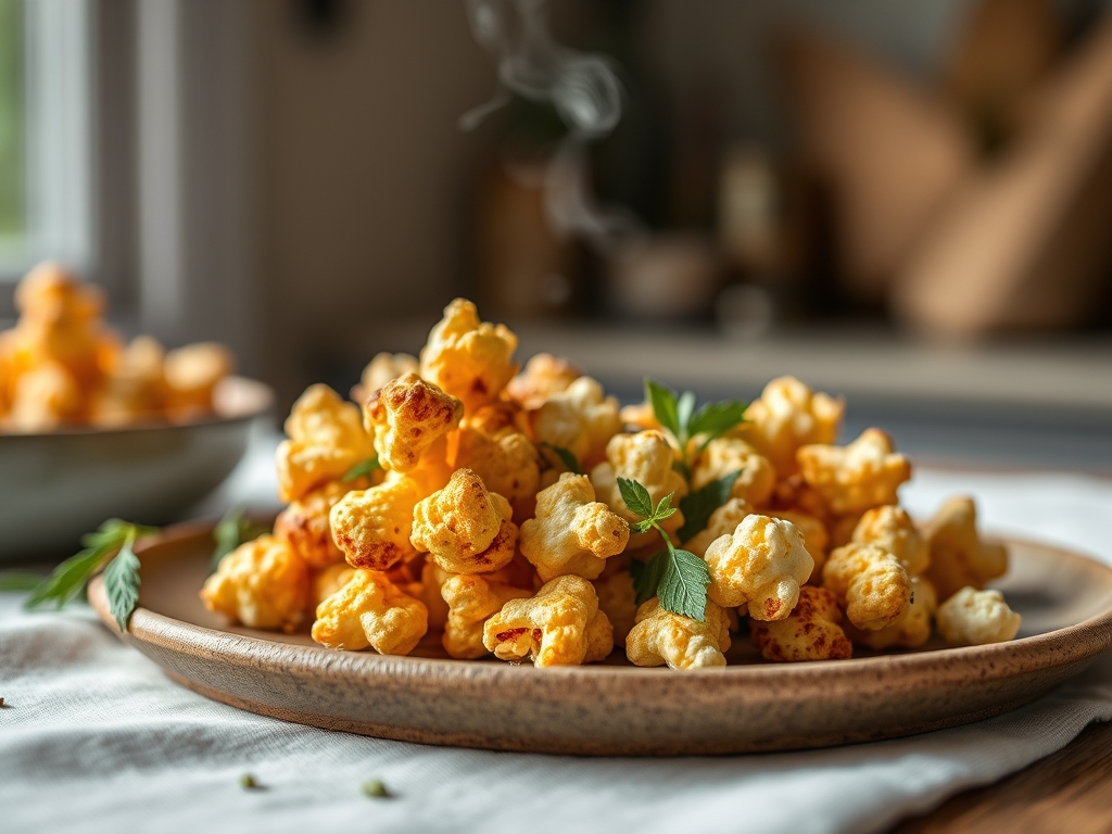 Karamell Popcorn klebrig