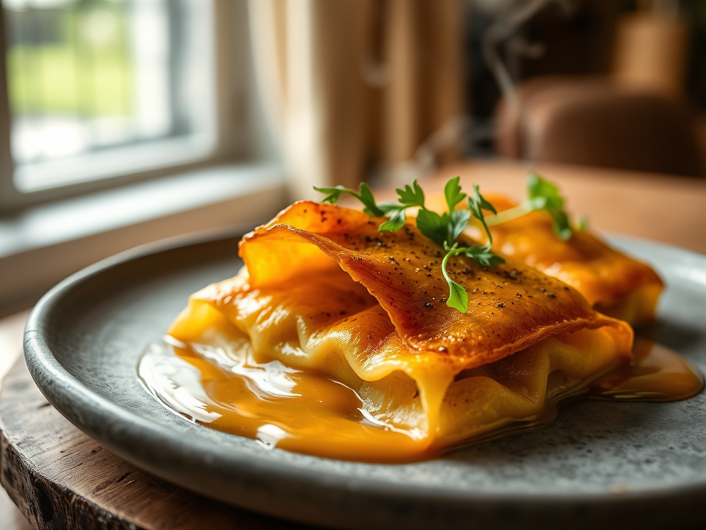 Klebrige Aprikosentaschen suess