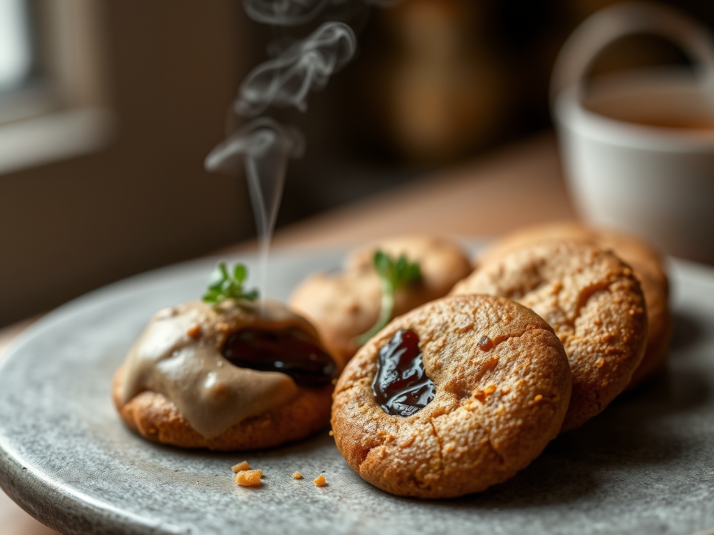 Klebrige Cookies Schokolade