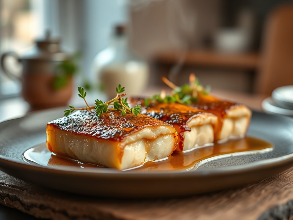 Klebrige Ente mit Honig