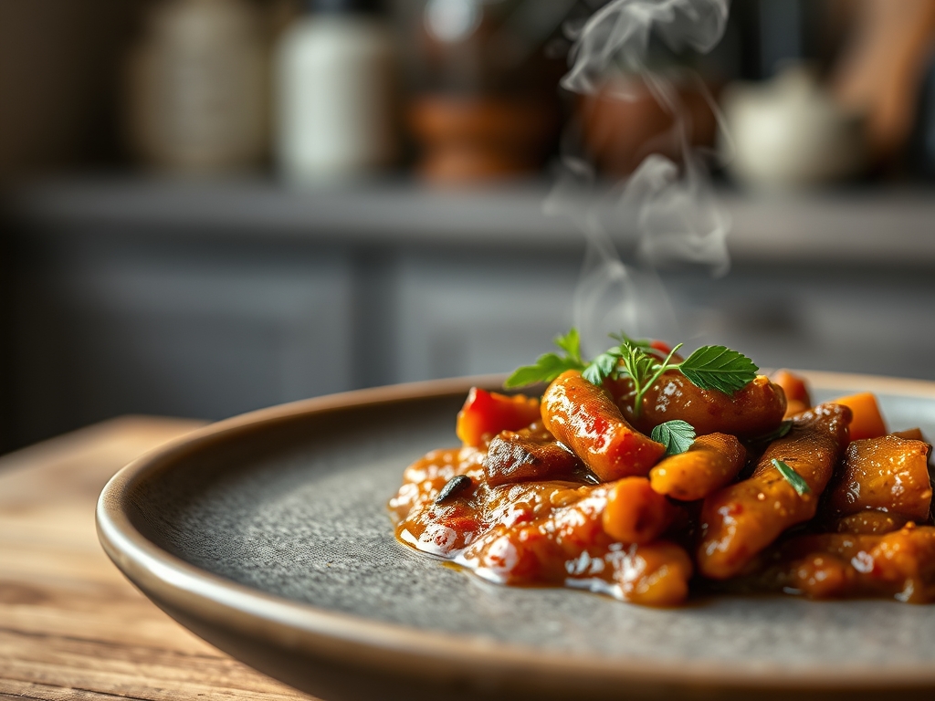 Klebrige Garnelen Chili