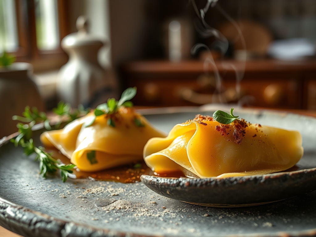 Klebrige Glasnudeln Gemuese