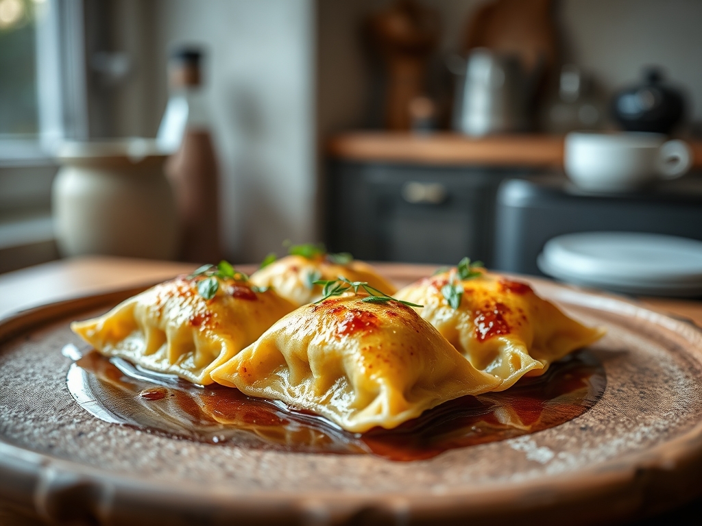 Klebrige Marzipantaschen edel