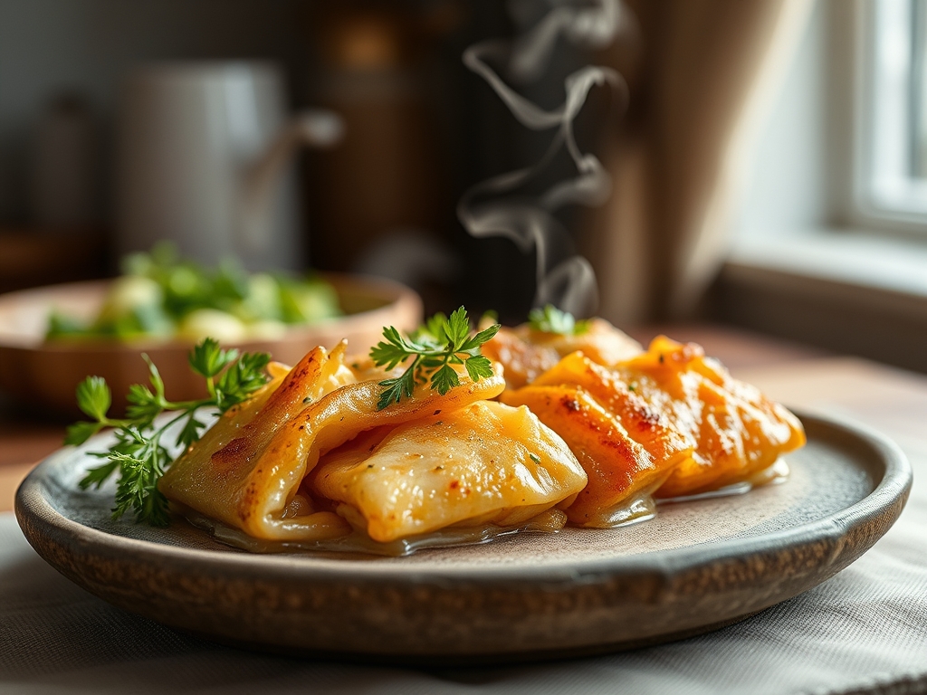 Klebrige Pflaumentaschen Zimt