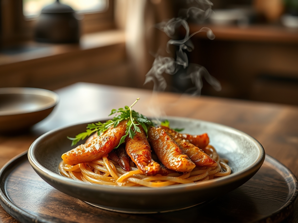 Klebrige Rippchen asiatisch