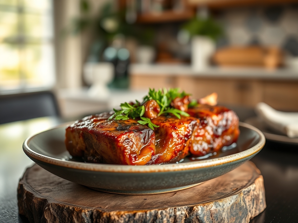 Klebrige Spare Ribs Ofen