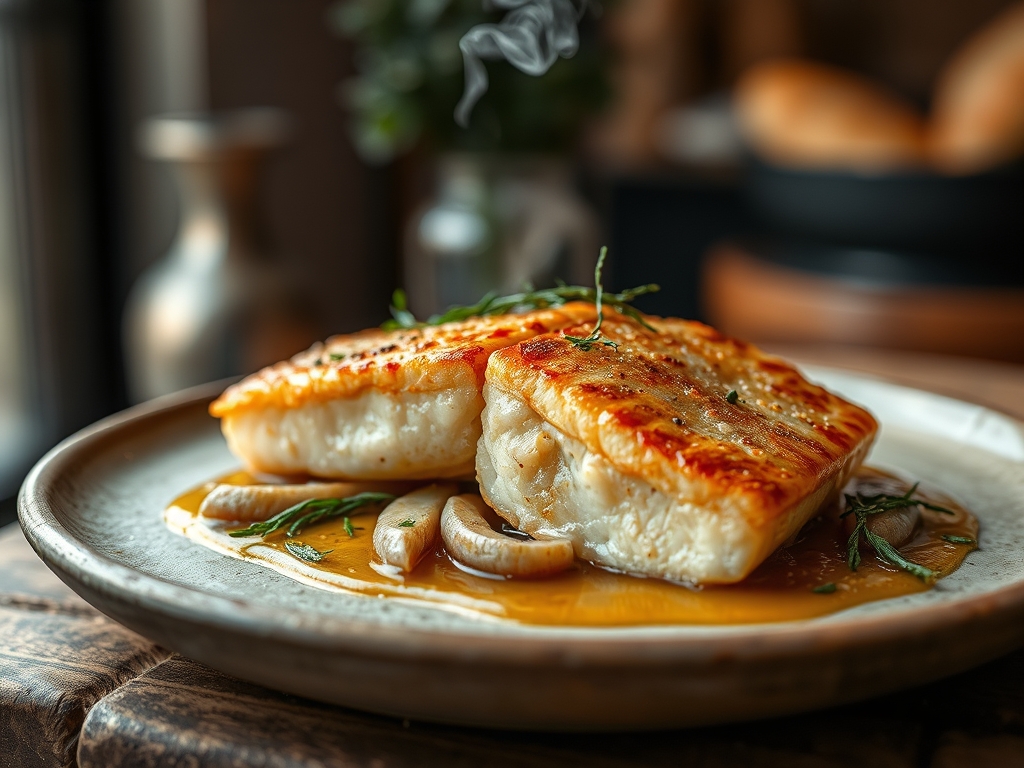 Klebriger Lachs mit Ingwer