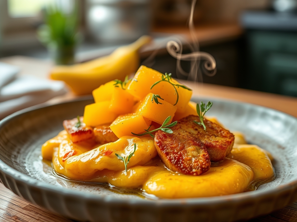 Klebriger Reis mit Mango